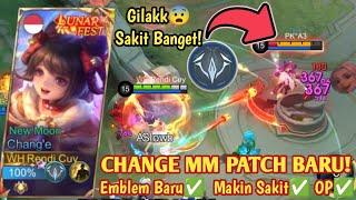 CHANGE MARKSMAN EMBLEM BARU WAR CRY TRNYATA OP BANGET MAKIN SAKIT BUILD CHANGE MM TERSAKIT -MLBB