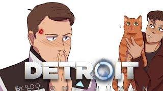 Gavin loves his Cats Reed900 - craftgamerzz Comic Snippets  Detroit Become Human Comic Dub