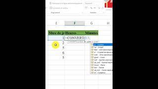 conversion du jour en heure et minutes en Excel