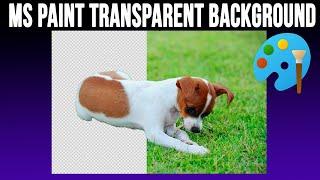 How to Create a Transparent Background for an Image Using Microsoft Paint