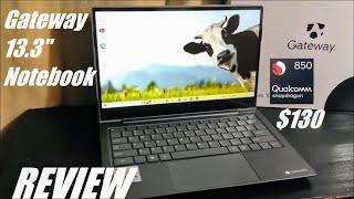 REVIEW Gateway 13.3 Ultra Slim Notebook - Snapdragon 850 Windows Laptop Walmart - Any Good?