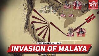 Japanese Invasion of Malaya - Pacific War #2 DOCUMENTARY