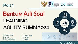 SOAL ASLI LEARNING AGILITY FHCI BUMN 2024