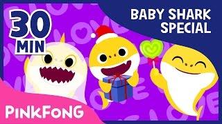 Baby Shark Compilation  Holiday Sharks and more  Animal Songs  Pinkfong Songs for Children