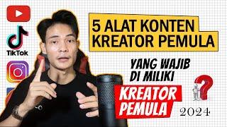 5 PERALATAN YOUTUBERTIKTOKFBSNACK VIDEO Wajib Di Miliki  Alat Konten Kreator Pemula