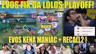 EVOS FIX GA LOLOS PLAYOFF Reaction Streamer EVOS VS ALTER EGO GAME 2 MPL SEASON 14