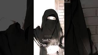 Saudi Niqab Different style  niqab style  Saudi Niqab tutorial #niqabstyles #hijab #shorts