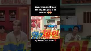 Seungkwan and Dino are adorable #dino #seungkwan #seventeen