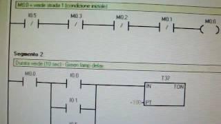 Plc traffic light