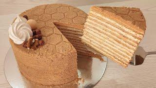 HONEY cake melts in your mouth  A real Russian HONEY cake The perfect recipe