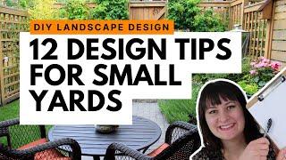 12 Landscape Design Tips for Small Yards  How to make a small space look bigger and more beautiful