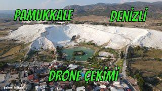 PAMUKKALE TRAVERTENLERİ DENİZLİ  DRONE ÇEKİMİ #pamukkale #pamukkaletravertenleri