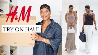 H&M HAUL & TRY ON PT2  NEW IN H&M SUMMER FINDS + ACCESSORIES  ama loves beauty