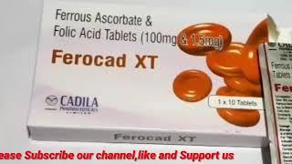 Ferocad XT tablets for anemiablood increaser uses and sideeffects review  Medicine Health