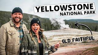 Wyoming Yellowstone National Park in a Day - Travel Vlog  Old Faithful Grand Prismatic & MORE