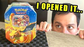 *THE $1000 CHARIZARD POKEMON TIN* Opening RARE Pokemon Cards Packs Inside