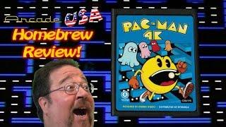 Atari 2600 Pac Man 4K Gameplay