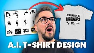 How I Design T-Shirts With A.I. For Print On Demand 2024