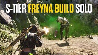 INSANE FREYNA BUILD Solo Hard Dungeons The First Descendant Freyna Build