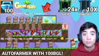 PRO AUTOFARMER WITH 100BGL + 10 MAGPLANT + 24 GAIA - Growtopia