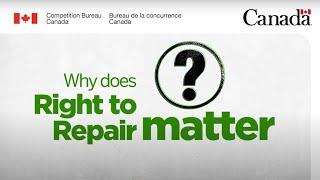 Why does Right to Repair matter?