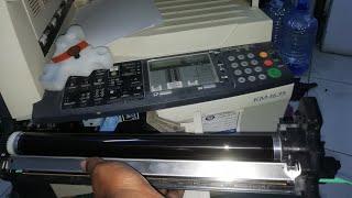 How to change drum cleaning blade Kyocera KM-1635