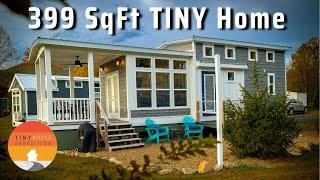 Cozy yet Spacious Park Model Tiny House with Downstairs Bedroom