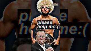 Khabib Im Not Training Elon Musk #ufc #mma #elonmusk #khabib #markzuckerberg #billionaire #shorts