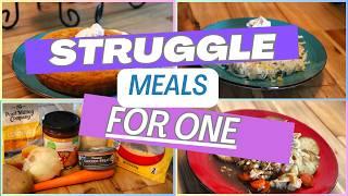 Filling Struggle Meals at Home Inflation Meals on a Small Budget