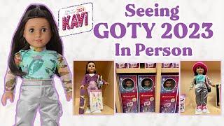 My Thoughts On Seeing American Girl GOTY 2023 Kavi Sharma’s Collection In Person