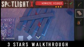 Spotlight X Room Escape Nowhere Higher - level 8  3 STARS walkthrough 