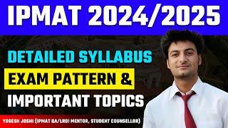 IPMAT 2024 Detailed Syllabus & Pattern