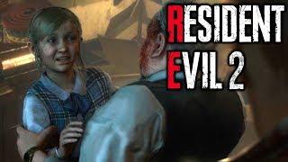 УБИЛИ ТИРАНА Играем за маленькую девочку Resident evil 2 remake прохождение за Клэр Редфилд #5