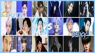 EXO CUTE vs EXO SEXY