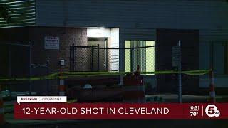 12-year-old girl shot in Cleveland Saturday night