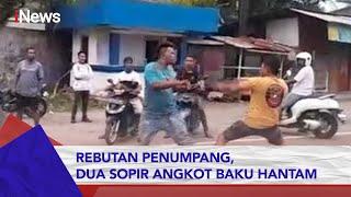 Dua Sopir Angkot Terlibat Baku Hantam di Jalanan Kota Ambon #iNewsPagi 0203