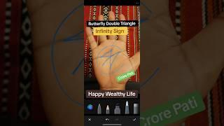 Crore Pati Millionaire #wealth #hand #rich #palm #palmist #palmistry