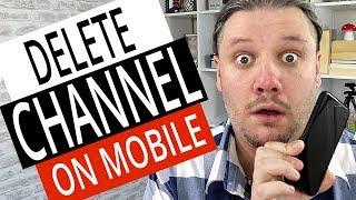 How To Delete A YouTube Channel on Mobile 2023 - Delete Your Channel Android & iPhone