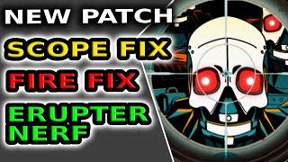 FIRE DMG & SCOPES FIXED Erupter Nerf? Patch Testing in Helldivers 2