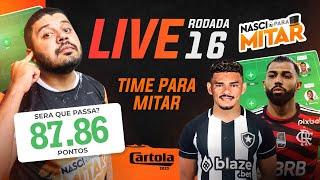 LIVE DICAS RODADA 16 - CARTOLA FC 2023 - RODADA 16