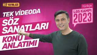 TEK VİDEODA HALLET 8. Sınıf Türkçe Söz Sanatları Full Konu Anlatımı LGS 2023 Genel Tekrar