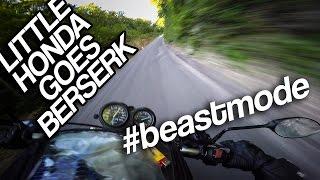 Honda CB500 FULL THROTTLE RUN RAW Onboard