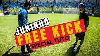 JUNINHO teaches me how to FREEKICK special tuto  @seanfreestyle