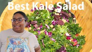 BEST KALE SALAD  Savory Nutritious & Not Boring