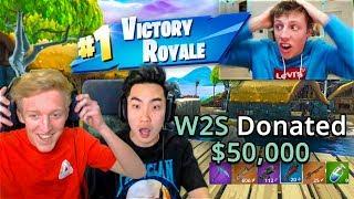 W2S DONATING $50000 TO RICEGUM & TFUE