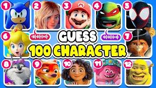 Guess 100 Character By Their Song?  Netflix Puss In Boots Quiz Sing 1&2 Zootopia lGuess The Song?