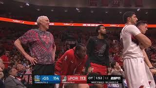 2019 NBA Playoffs  GS Warriors vs Portland Trail Blazers  Game 4 Full Overtime May 20 2019