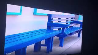 10496 More photos of the former blue wooden benches at my old school from September 3rd 2021