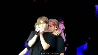 Taehyung Kissing Jungkooks Neck HD Version