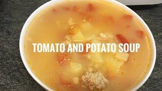 How to make Tomato and Potatoes soup  Chinese recipe 